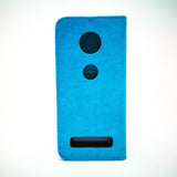 Motorola Moto Z4 Play - Magnetic Wallet Card Holder Flip Stand Case Cover [Pro-Mobile]