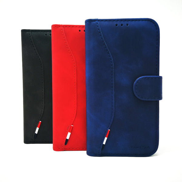 Samsung Galaxy S10 - TanStar Soft Touch Magnetic Wallet Card Holder Flip Stand Case Cover [Pro-Mobile]