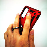 Samsung Galaxy S20 Ultra - Transformer Shockproof Magnet Case with iRing Kickstand [Pro-M]