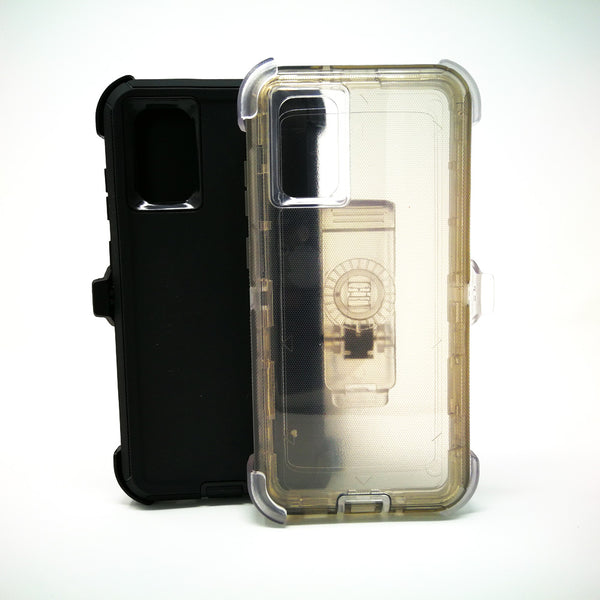 Samsung Galaxy S20 - Heavy Duty Fashion Defender Case with Rotating Belt Clip [Pro-Mobile]