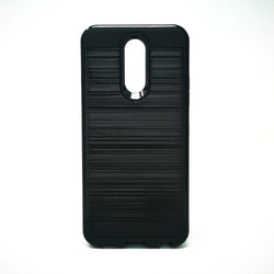 LG K40 (2019) - Shockproof Slim Dual Layer Brush Metal Case Cover [Pro-Mobile]