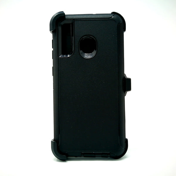 Samsung Galaxy A20 / A30 / A50 - Heavy Duty Fashion Defender Case with Rotating Belt Clip [Pro-Mobile]