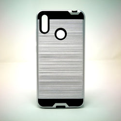 HuaWei Y7 2019 - Shockproof Slim Dual Layer Brush Metal Case Cover [Pro-Mobile]