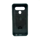 LG K61 - Shockproof Slim Dual Layer Brush Metal Case Cover [Pro-Mobile]