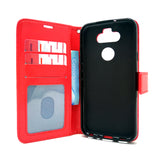 LG K31 - Magnetic Wallet Card Holder Flip Stand Case Cover [Pro-Mobile]