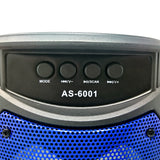 AS-6001 - Wireless Bluetooth Karaoke Super Bass Speaker with Microphone