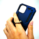 Apple iPhone 12 Pro Max - Transformer Shockproof Magnet Case with iRing Kickstand [Pro-M]