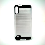 LG K22 / K32 - Shockproof Slim Dual Layer Brush Metal Case Cover [Pro-Mobile]