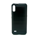 LG K22 / K32 - Shockproof Slim Dual Layer Brush Metal Case Cover [Pro-Mobile]