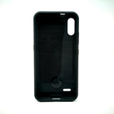 LG K22 / K32 - Shockproof Slim Dual Layer Brush Metal Case Cover [Pro-Mobile]