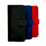 Apple iPhone 12 Mini - TanStar Soft Touch Magnet REMOVABLE Wallet Card Holder Flip Stand Case [Pro-Mobile]