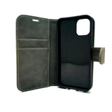 Apple iPhone 12 / 12 Pro - TanStar Soft Touch Magnet REMOVABLE Wallet Card Holder Flip Stand Case [Pro-Mobile]