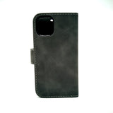 Apple iPhone 12 Mini - TanStar Soft Touch Magnet REMOVABLE Wallet Card Holder Flip Stand Case [Pro-Mobile]