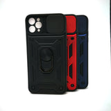 Apple iPhone 11 Pro Max - Undercover Shockproof Magnet Case with iRing Kickstand [Pro-M]