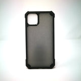 Apple iPhone 11 Pro - Grey Stripped Reinforced Corners Shockproof Silicone Phone Case [Pro-Mobile]