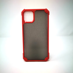 Apple iPhone 12 Pro Max - Grey Stripped Reinforced Corners Shockproof Silicone Phone Case [Pro-Mobile]