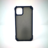 Apple iPhone 11 Pro - Grey Stripped Reinforced Corners Shockproof Silicone Phone Case [Pro-Mobile]