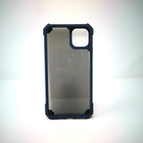 Apple iPhone 13 Mini - Grey Stripped Reinforced Corners Shockproof Silicone Phone Case [Pro-Mobile]