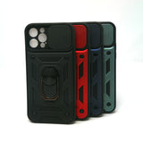Apple iPhone 12 Pro - Undercover Shockproof Magnet Case with iRing Kickstand [Pro-M]