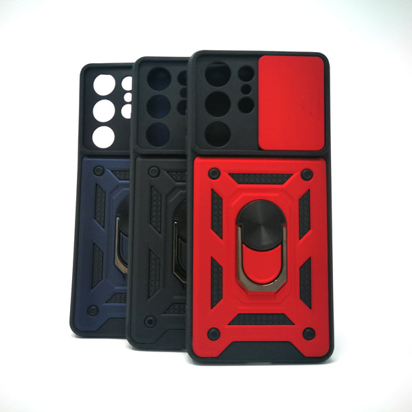 Samsung Galaxy S21 Ultra - Undercover Shockproof Magnet Case with iRing Kickstand [Pro-M]