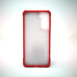 Samsung Galaxy S21 - Grey Stripped Reinforced Corners Shockproof Silicone Phone Case [Pro-Mobile]