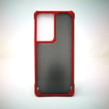 Samsung Galaxy S21 Ultra - Grey Stripped Reinforced Corners Shockproof Silicone Phone Case [Pro-Mobile]
