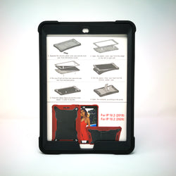 Apple iPad 7 / 8 / 9 Generation 10.2" - Heavy Duty Shockproof Case with Kickstand