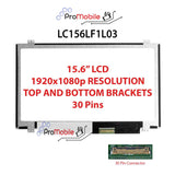 For LC156LF1L03 15.6" WideScreen New Laptop LCD Screen Replacement Repair Display [Pro-Mobile]