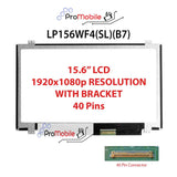 For LP156WF4(SL)(B7) 15.6" WideScreen New Laptop LCD Screen Replacement Repair Display [Pro-Mobile]
