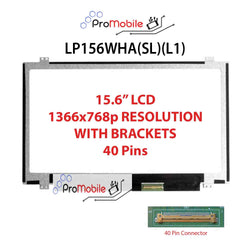 For LP156WHA(SL)(L1) 15.6" WideScreen New Laptop LCD Screen Replacement Repair Display [Pro-Mobile]