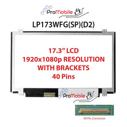 For LP173WFG(SP)(D2) 17.3" WideScreen New Laptop LCD Screen Replacement Repair Display [Pro-Mobile]