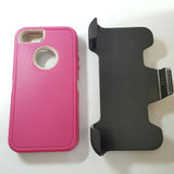 Apple iPhone 5 / 5S / 5SE - Heavy Duty Fashion Defender Case with Rotating Belt Clip [Pro-Mobile]