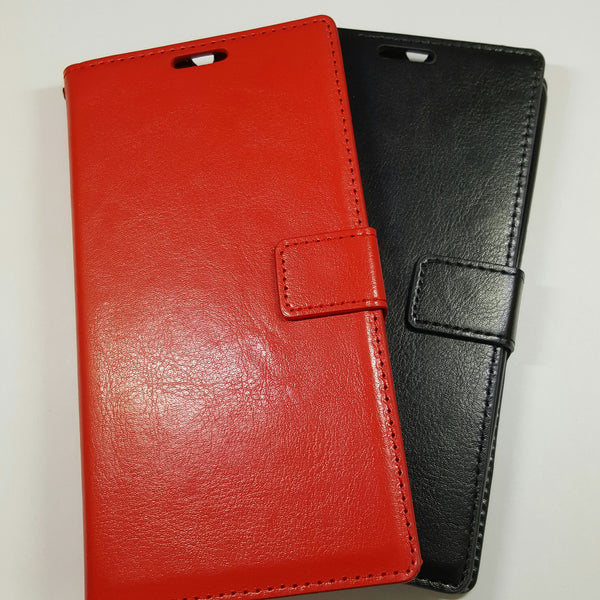 Motorola Nexus 6 - Magnetic Wallet Card Holder Flip Stand Case Cover with Strap [Pro-Mobile]