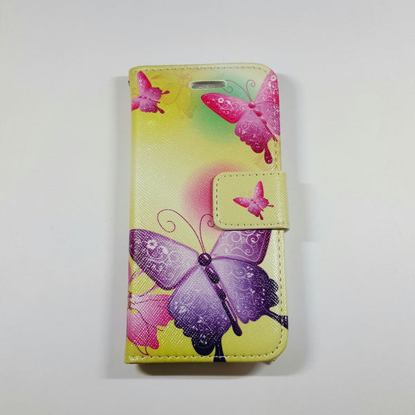 Apple iPhone 6G / 6S - Magnetic Wallet Card Holder Flip Stand Case Design [Pro-Mobile]