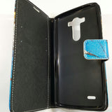 LG G3 - Magnetic Wallet Card Holder Flip Stand Case Cover with Design [Pro-Mobile]