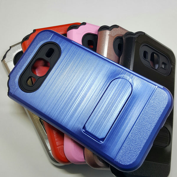 Samsung Galaxy Core Prime - Credit Card Holder Case with Kickstand