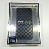 Apple iPhone 4 / 4S - Ideal-Case Rubber Rim Chessboard Edition Metallic Case