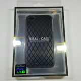 Apple iPhone 4 / 4S - Ideal-Case Rubber Rim Checker Edition Metallic Case