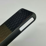 Apple iPhone 4 / 4S - Ideal-Case Rubber Rim Checker Edition Metallic Case