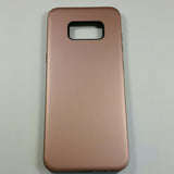 Samsung Galaxy S8 - Silicone With Hard Back Cover Case