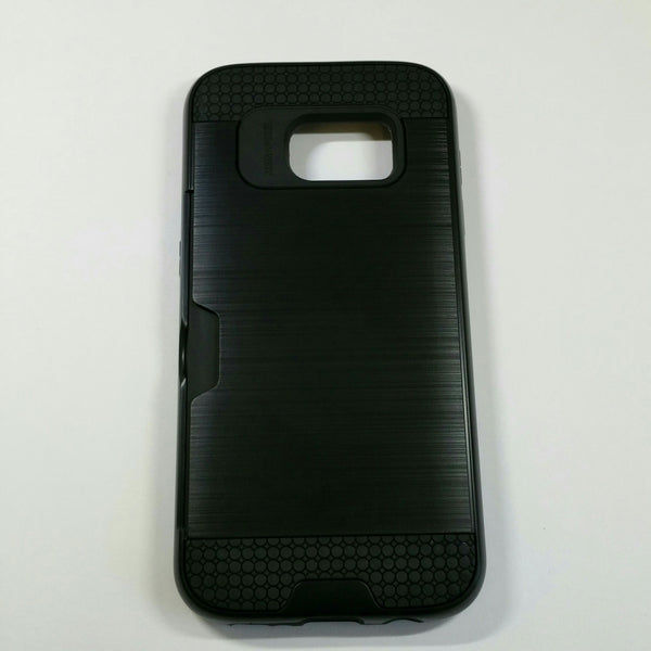 Samsung Galaxy S7 - Shockproof Slim Wallet Credit Card Holder Case Cover [Pro-Mobile]