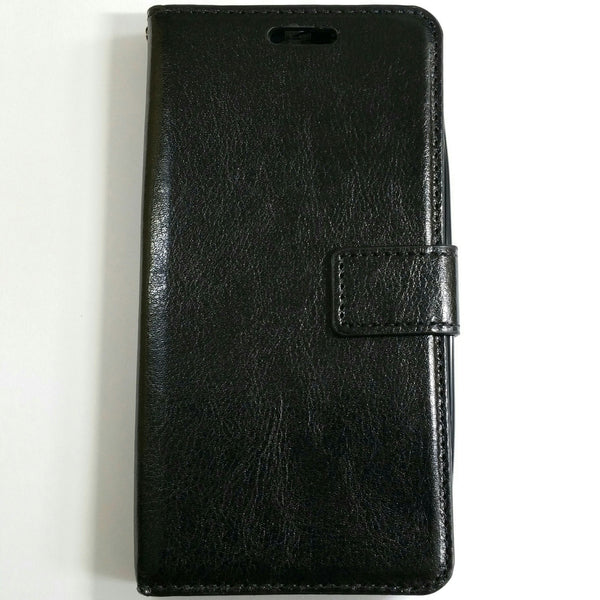 Motorola Moto G4 Plus - Magnetic Wallet Card Holder Flip Stand Case Cover with Strap [Pro-Mobile]