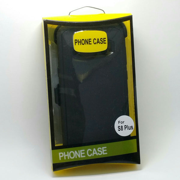 Samsung Galaxy S8 Plus - Heavy Duty Fashion Defender Case with Rotating Belt Clip [Pro-Mobile]