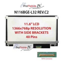 For N116BGE-L32 REV.C2 11.6" WideScreen New Laptop LCD Screen Replacement Repair Display [Pro-Mobile]