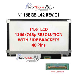 For N116BGE-L42 REV.C1 11.6" WideScreen New Laptop LCD Screen Replacement Repair Display [Pro-Mobile]