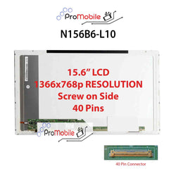 For N156B6-L10 15.6" WideScreen New Laptop LCD Screen Replacement Repair Display [Pro-Mobile]
