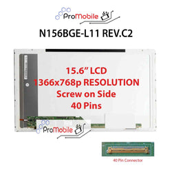 For N156BGE-L11 REV.C2 15.6" WideScreen New Laptop LCD Screen Replacement Repair Display [Pro-Mobile]