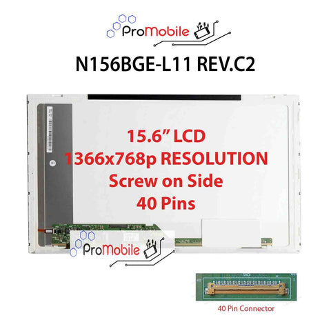 For N156BGE-L11 REV.C2 15.6" WideScreen New Laptop LCD Screen Replacement Repair Display [Pro-Mobile]