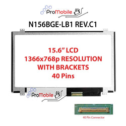 For N156BGE-LB1 REV.C1 15.6" WideScreen New Laptop LCD Screen Replacement Repair Display [Pro-Mobile]