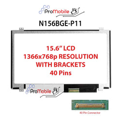 For N156BGE-P11 15.6" WideScreen New Laptop LCD Screen Replacement Repair Display [Pro-Mobile]